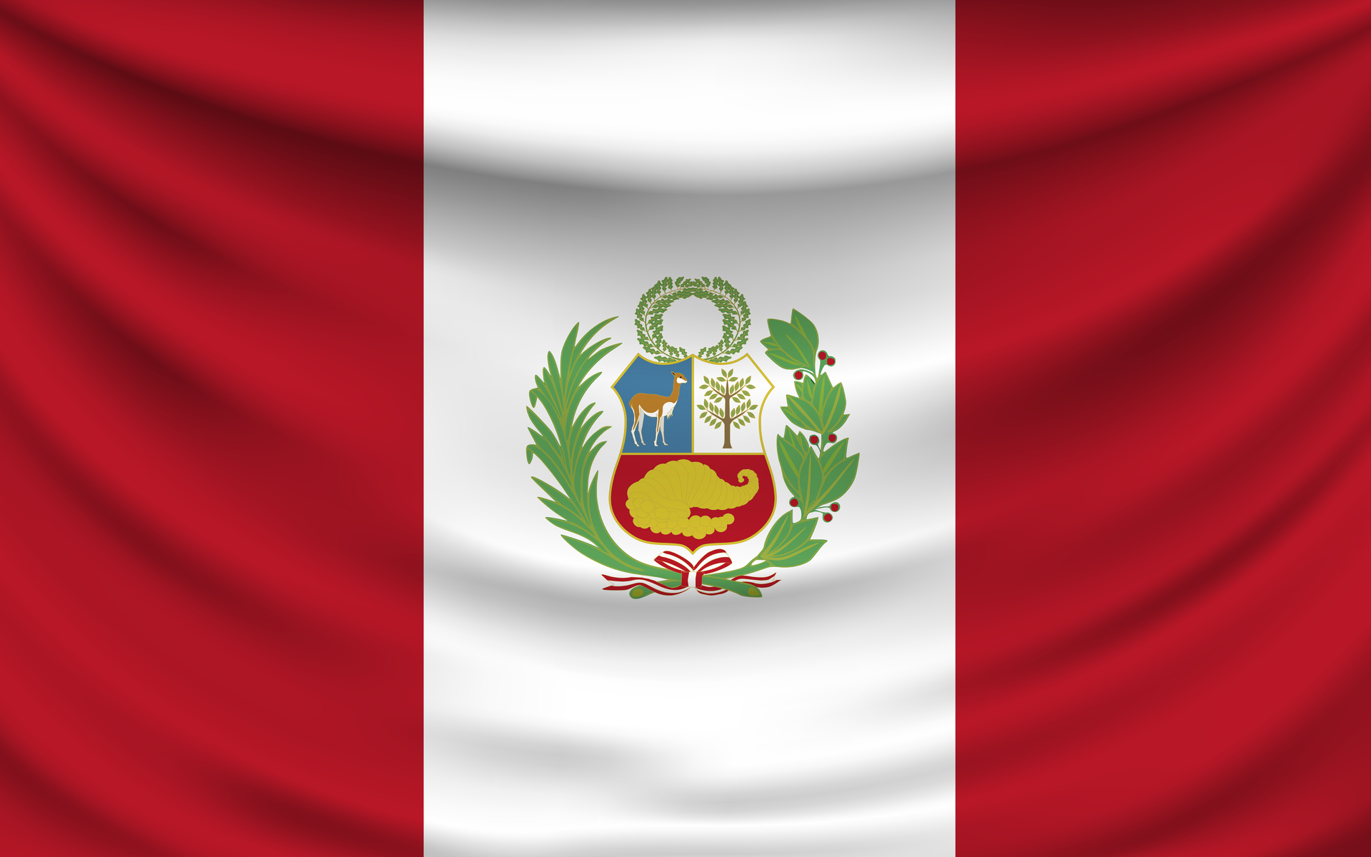 republic of peru, state flag, bandera de peru