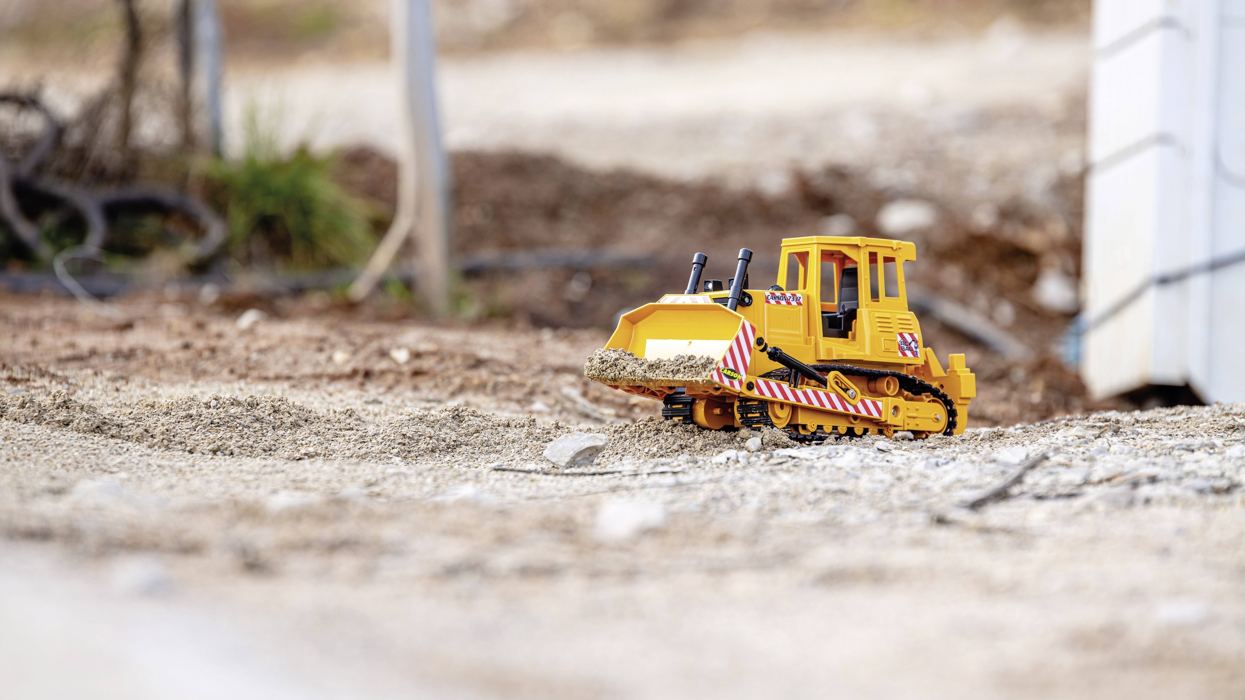 carson, bulldozer, model