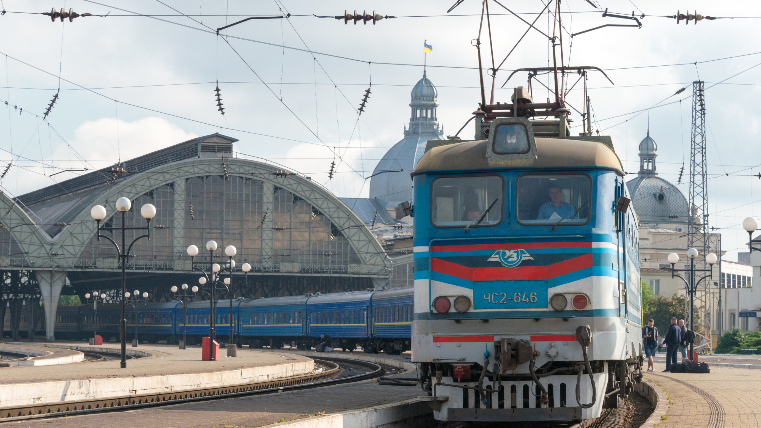 , railway station, lviv, ukraine