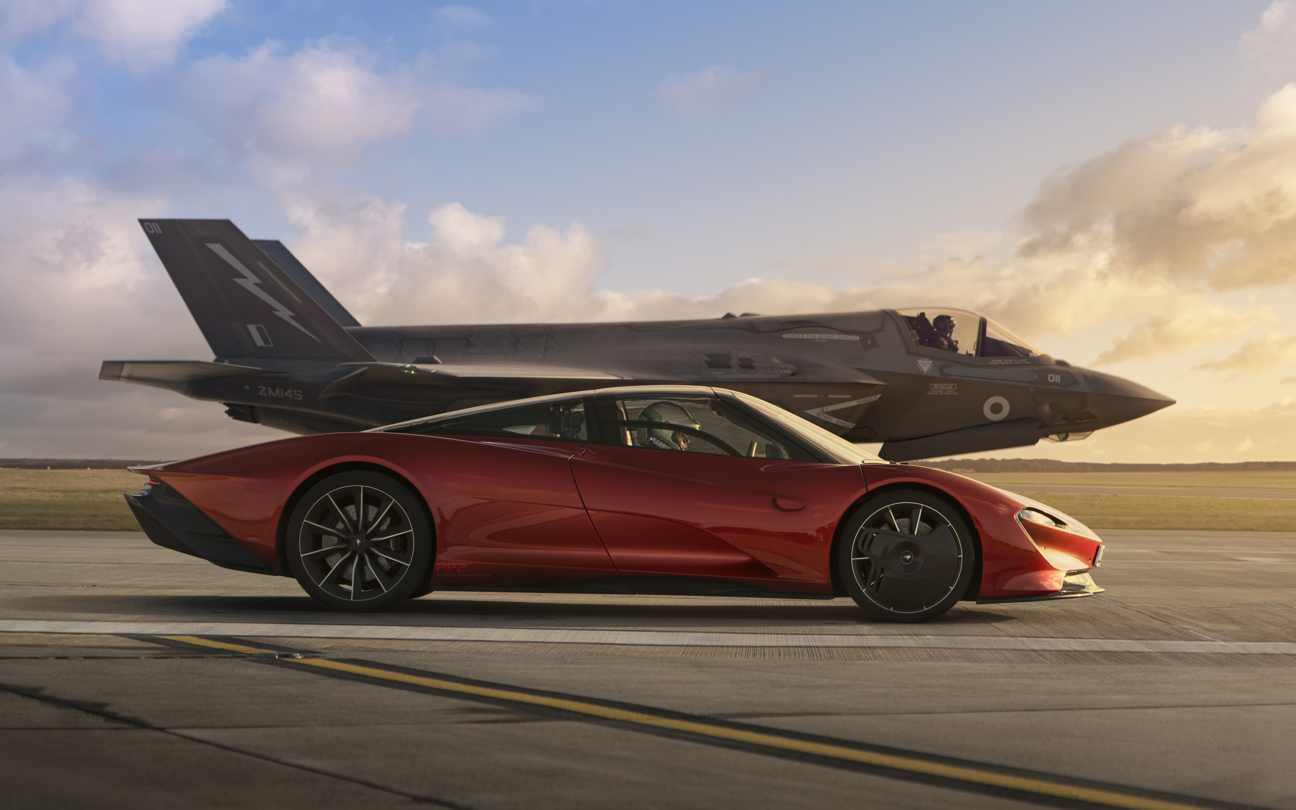 mclaren has, hypercar, mclaren speedtail, lockheed martin f-35 lightning ii, stealth multirole combat aircraft