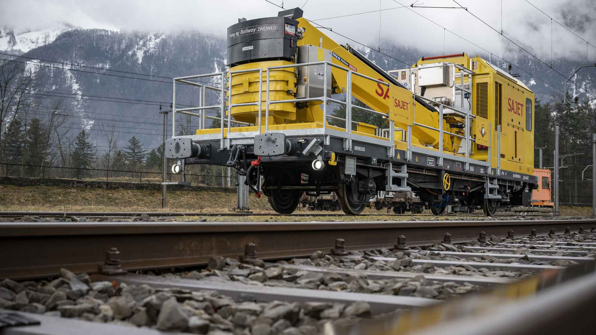 siemens, special maintenance train, switzerland