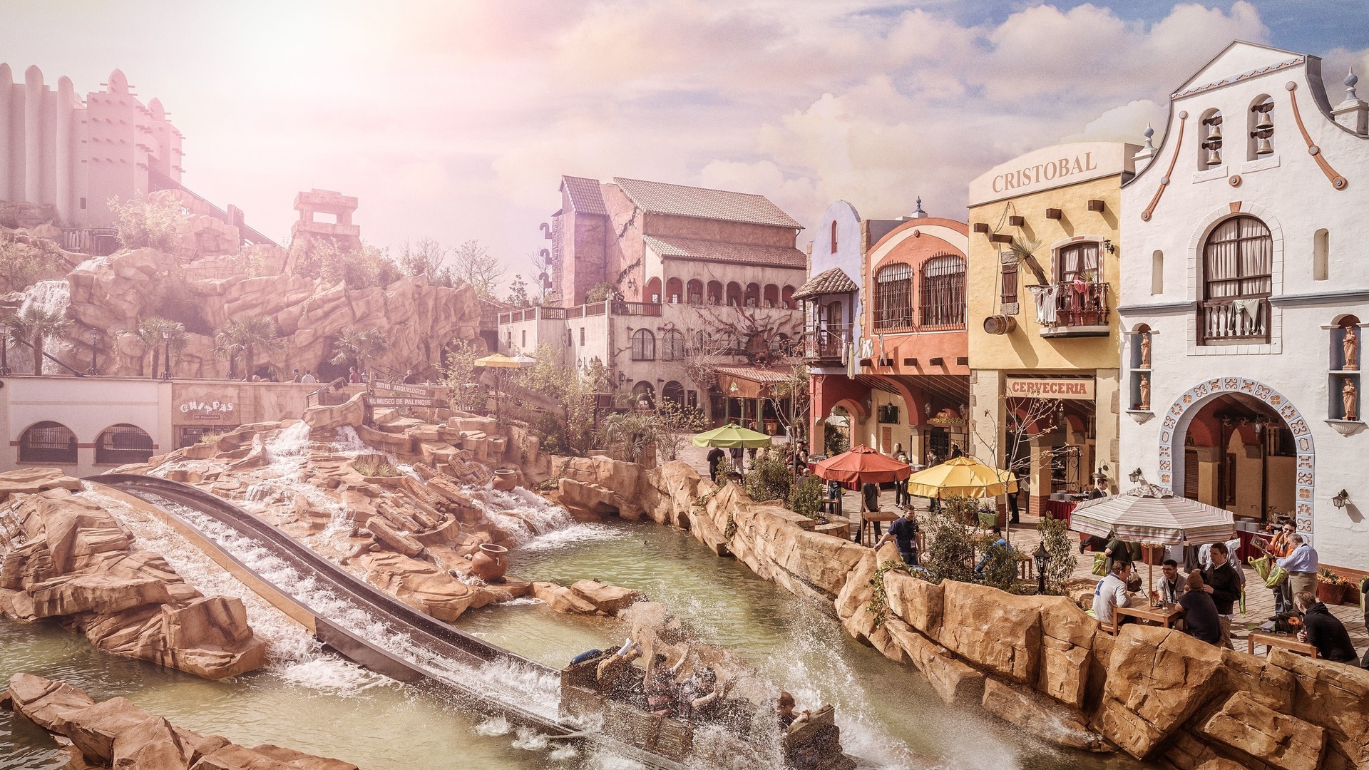 phantasialand, theme park, bruhl, north rhine-westphalia, germany