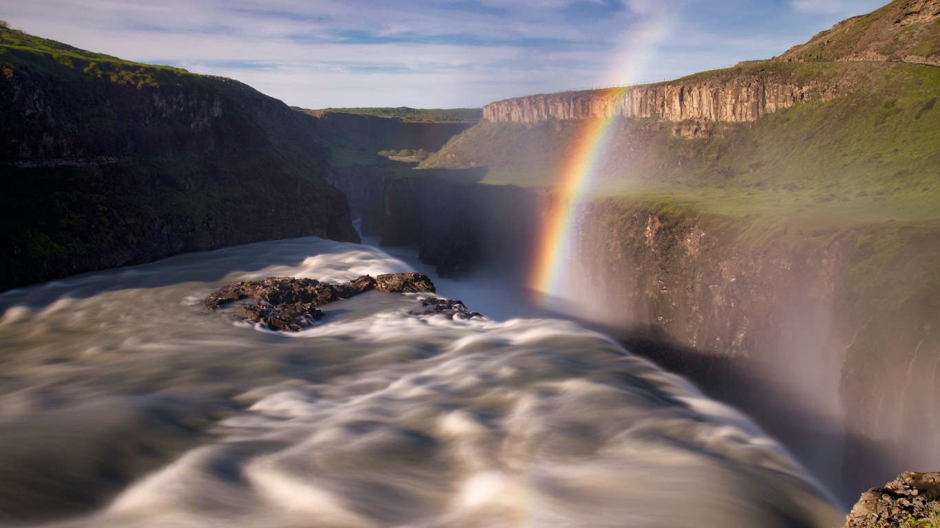 gullfoss falls, , , , , , , , , , , , , 