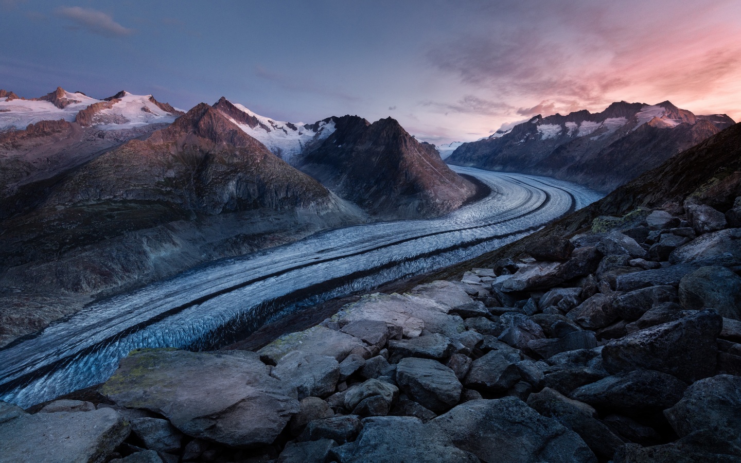 nature, road, winter, mountains, ice, stones, switzerland, frozen