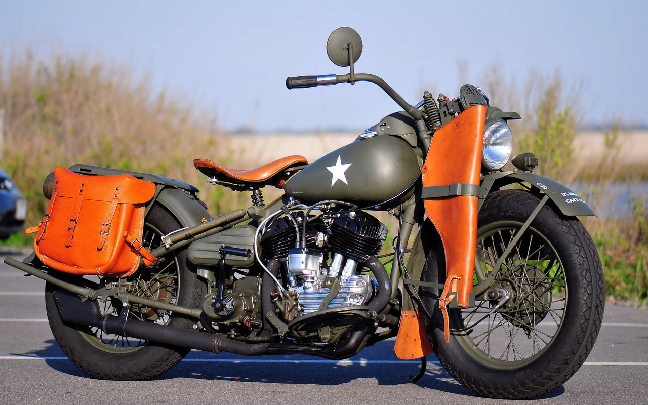 1942, harley davidson, , 