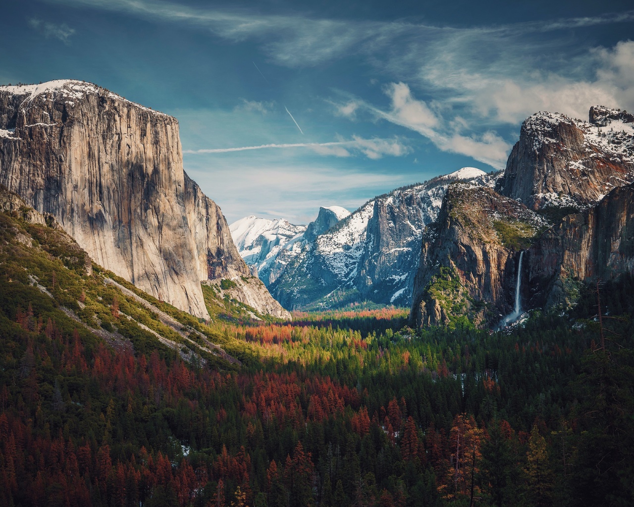 yosemite national park, sheer granite walls, nature, mountain