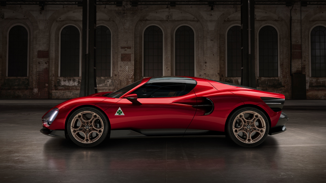 alfa romeo, racing car, 2023, alfa romeo 33 stradale