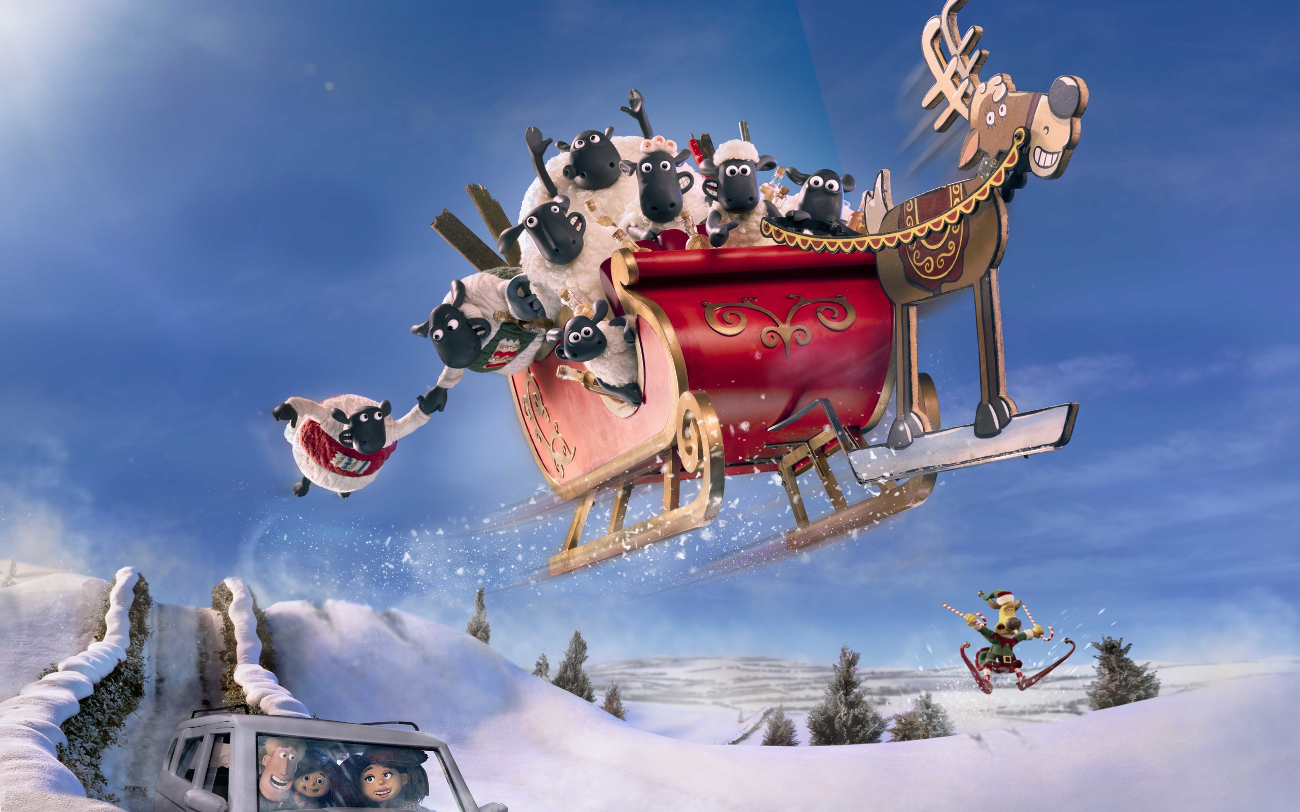 shaun the sheep the flight before christmas, animation, comedy, family