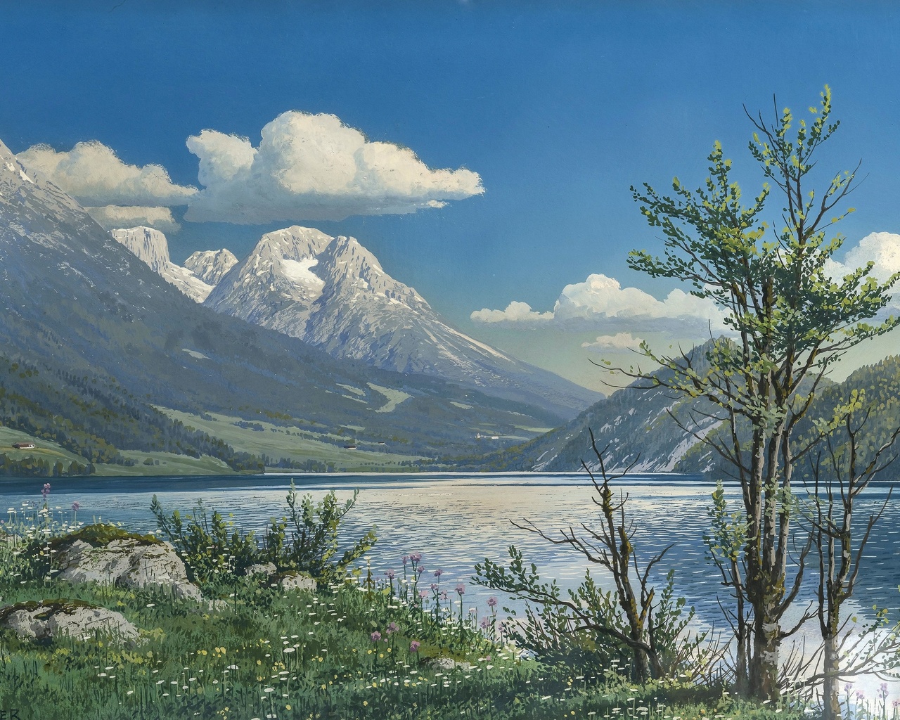 rudolf reschreiter, german art, hintersteiner see