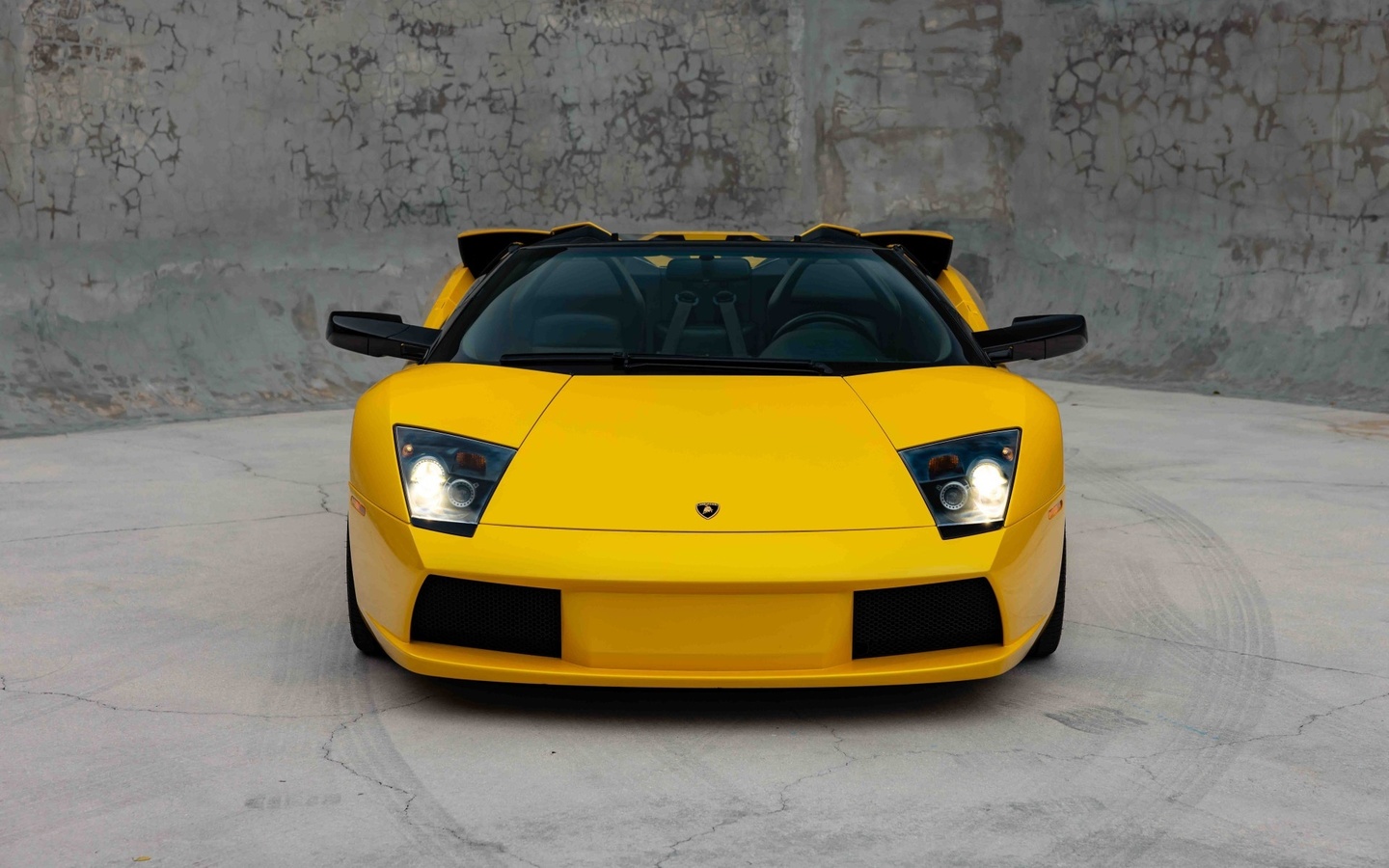 lamborghini murcielago roadster, yellow cars, car, italian cars, lamborghini