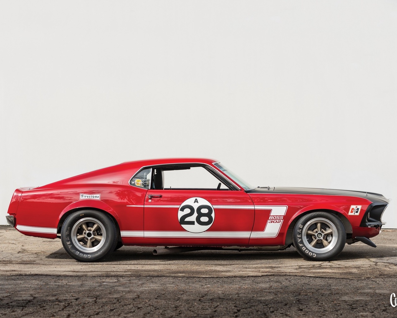 ford, ford mustang boss 302, ford mustang, muscle cars, two tone, outdoors, car, vehicle