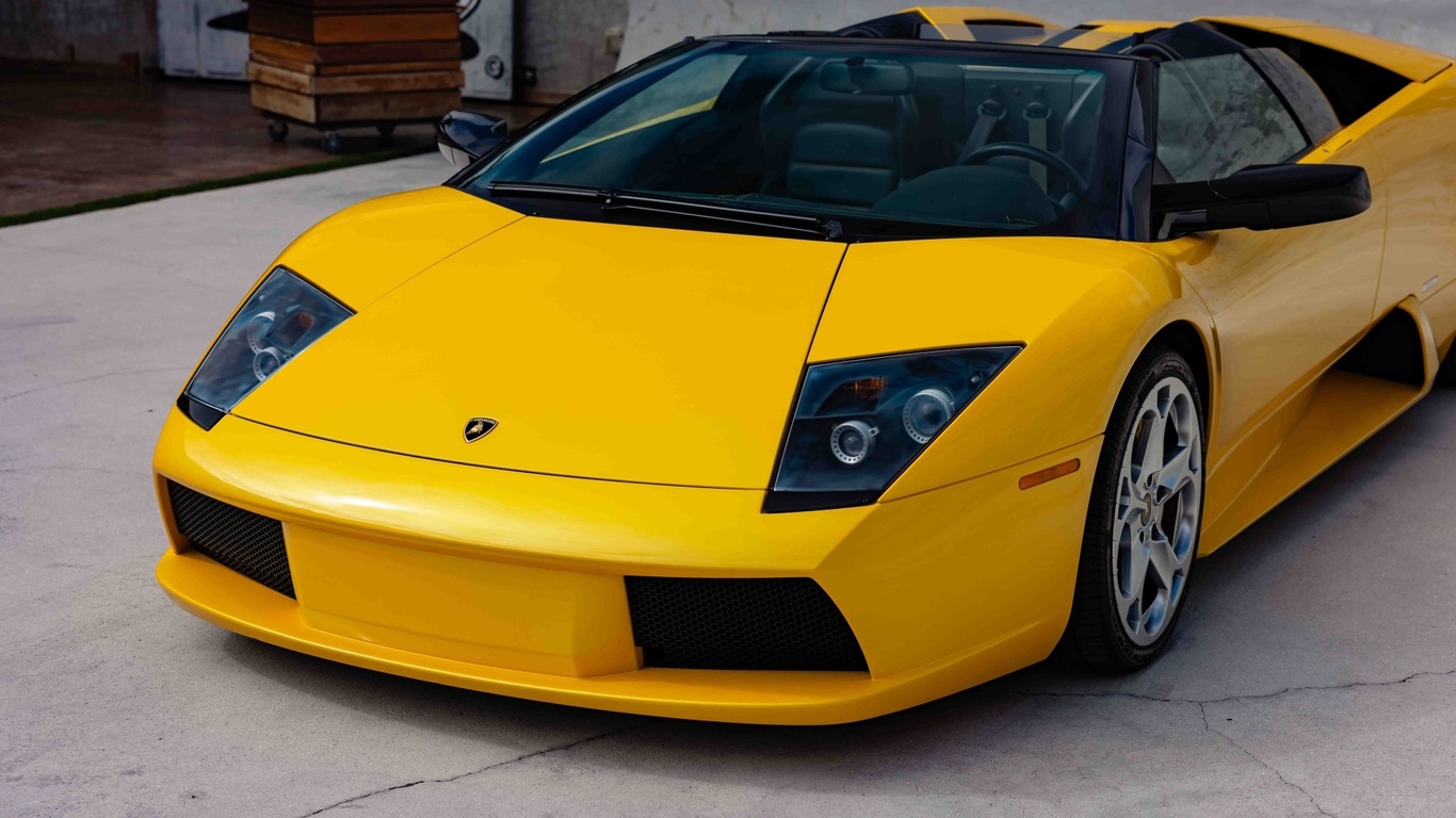 lamborghini murcielago roadster, yellow cars, car, italian cars, lamborghini