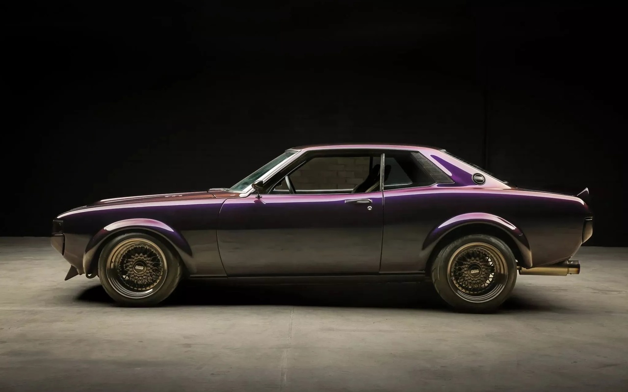 toyota, toyota celica, vehicle, powered 1977, classic car, purple cars