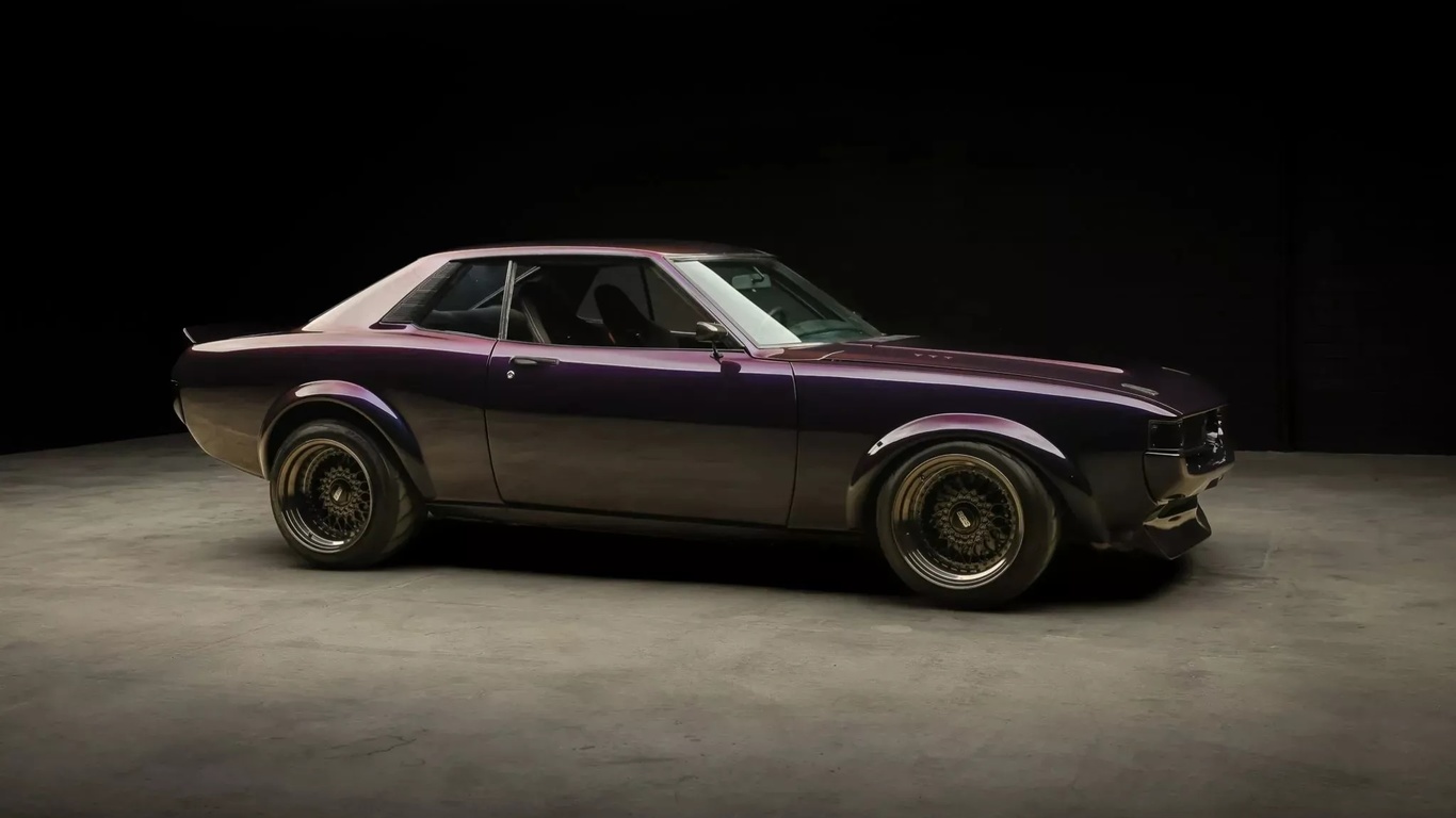 toyota, toyota celica, vehicle, powered 1977, classic car, purple cars