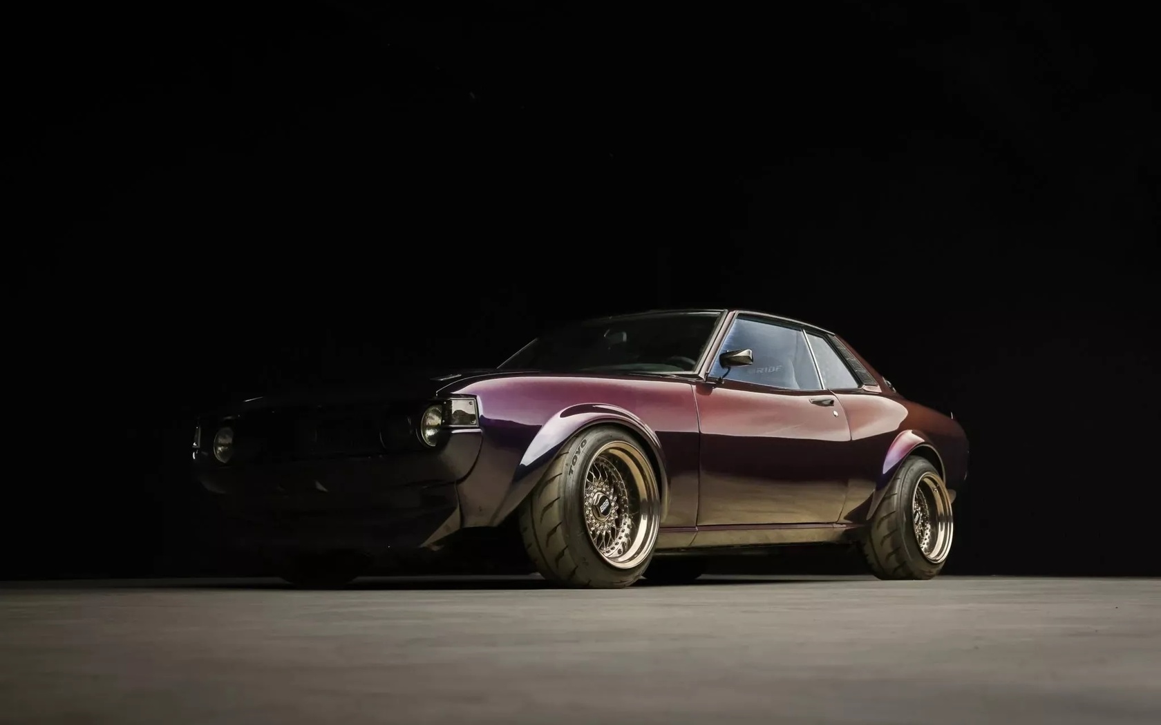 toyota, vehicle, classic car, toyota celica, powered 1977, purple cars