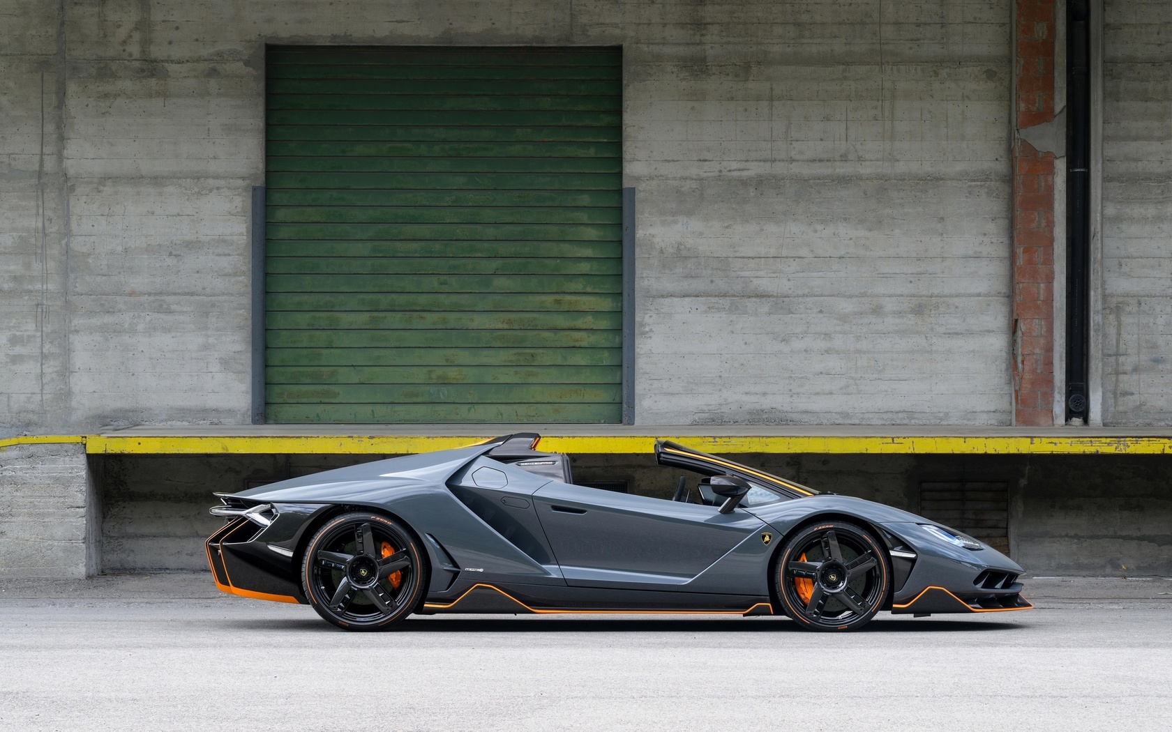 lamborghini centenario roadster, lamborghini, grigio telesto, italian cars, vehicle