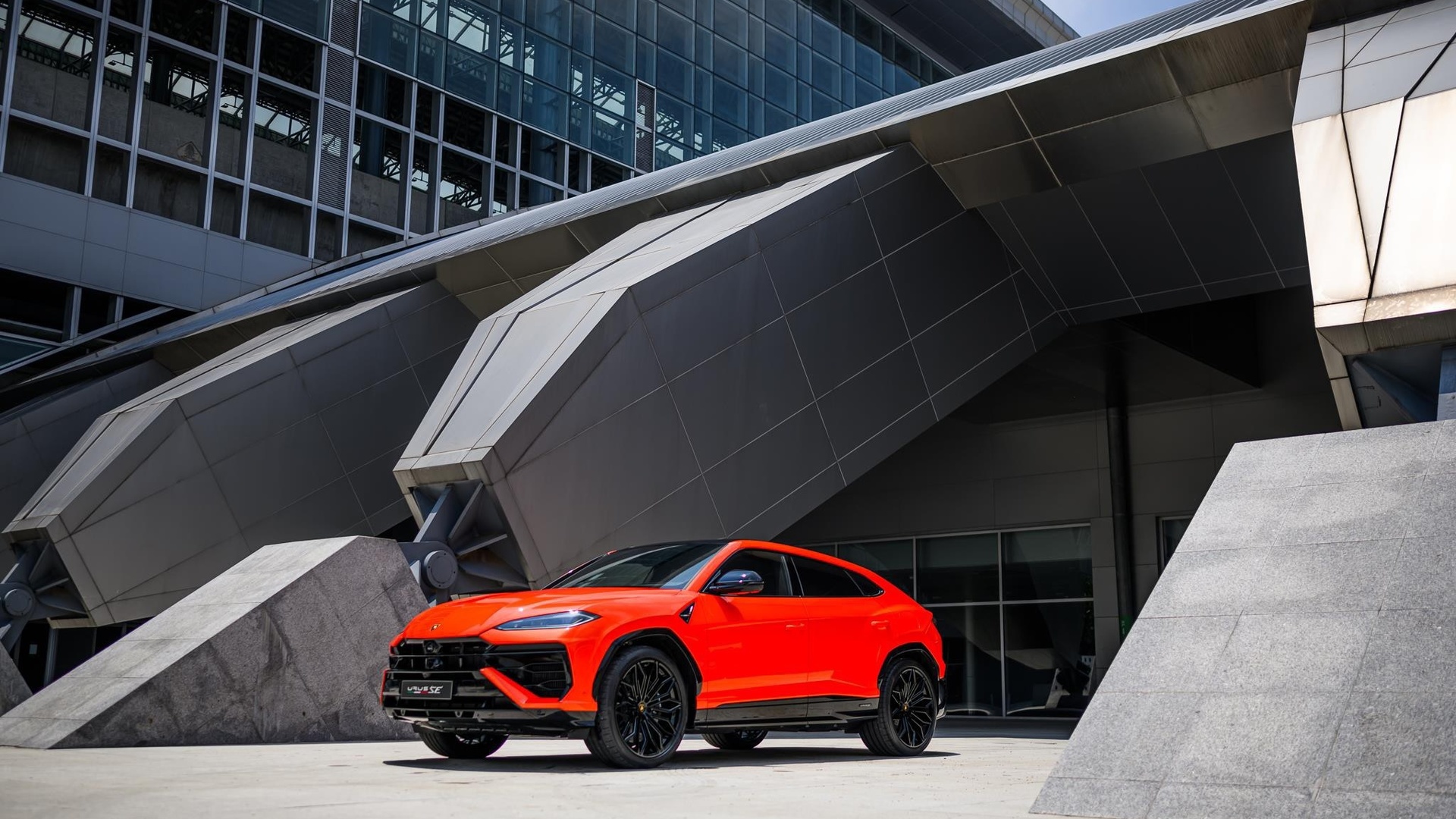 lamborghini urus, lamborghini, red cars, suv, vehicle, italian cars