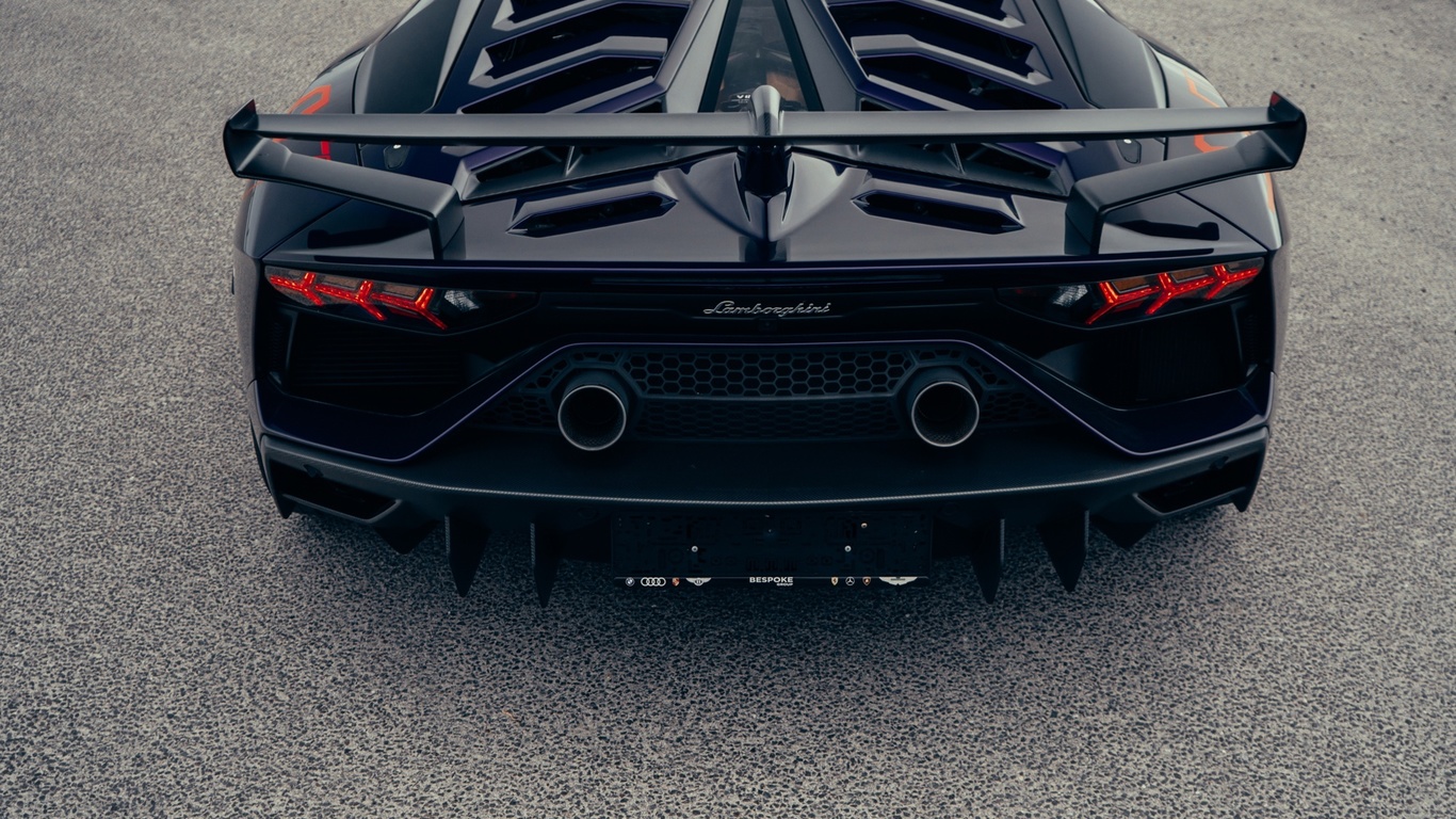 lamborghini aventador svj, italian cars, lamborghini, viola aletheia, road, outdoors