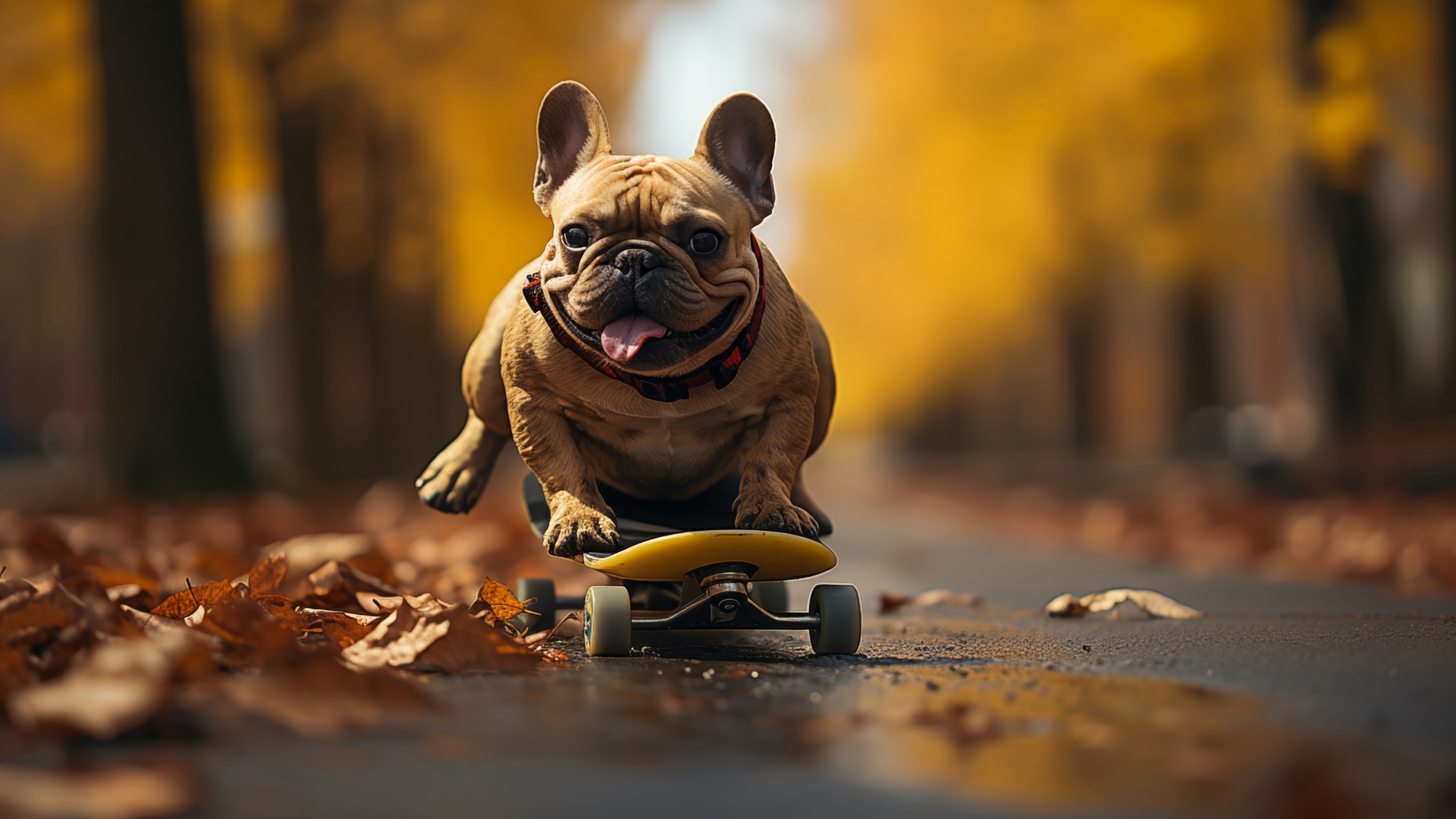 ai digital, criativo, buldogue, skate