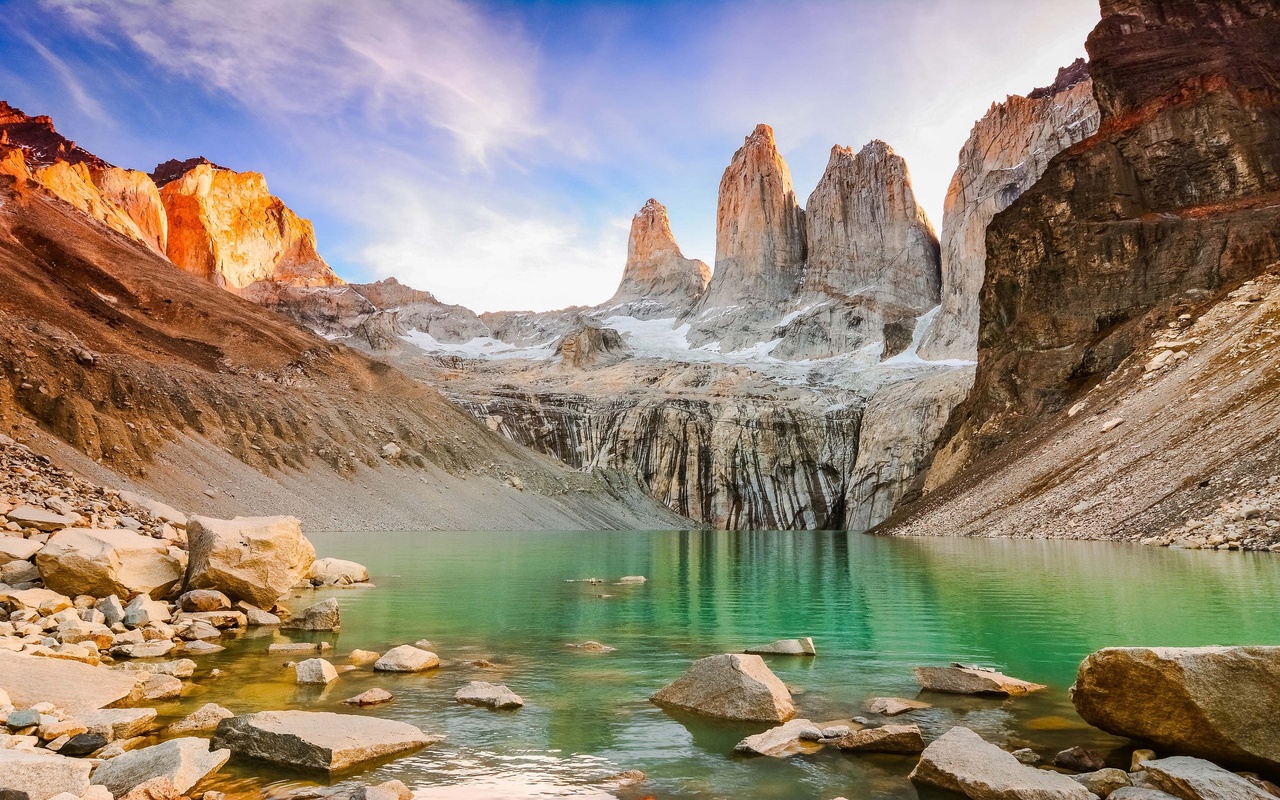 parque nacional, montanhas, lagos, natureza, paisagens