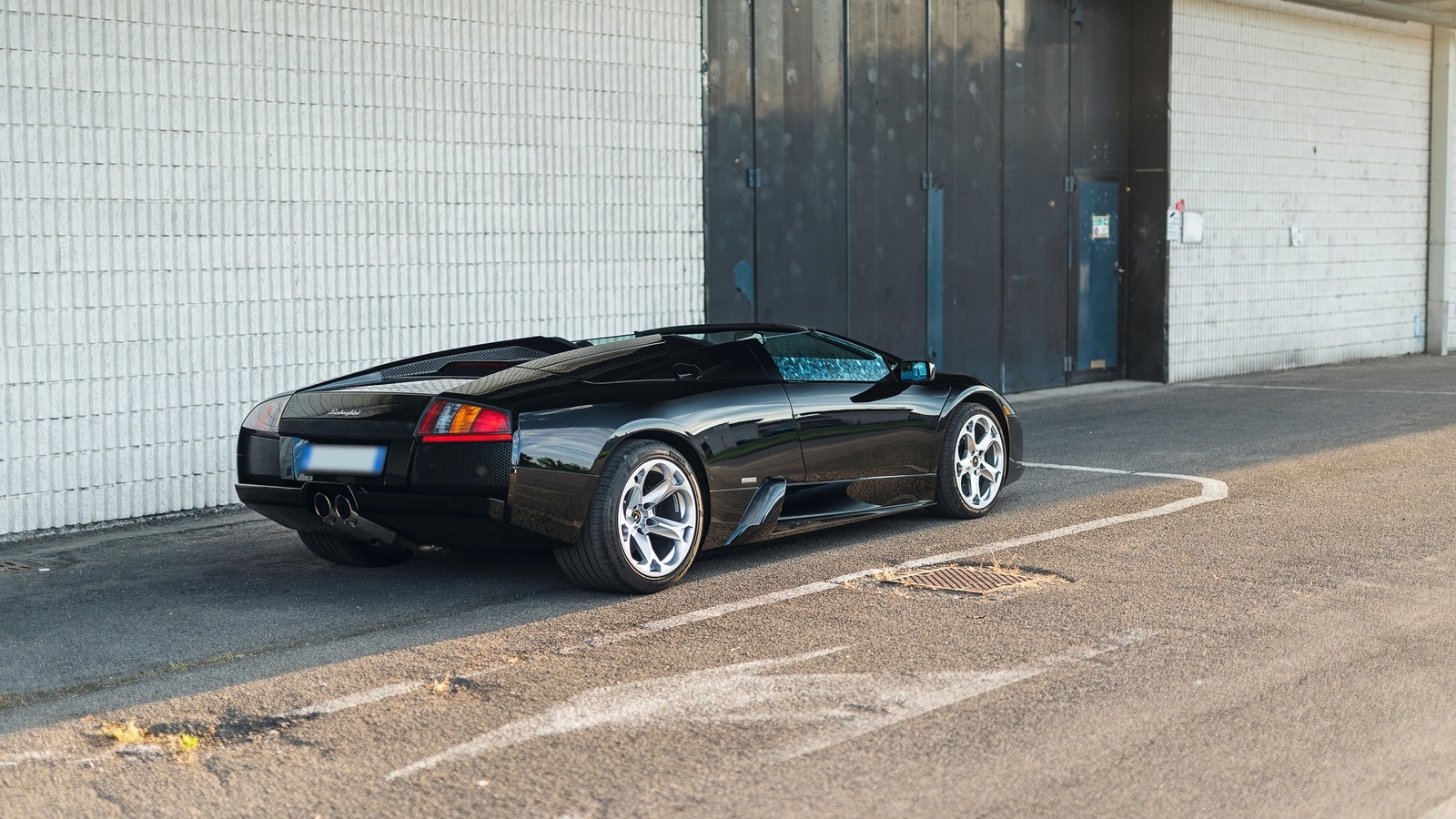 lamborghini murcielago roadster, lamborghini, italian cars, black cars