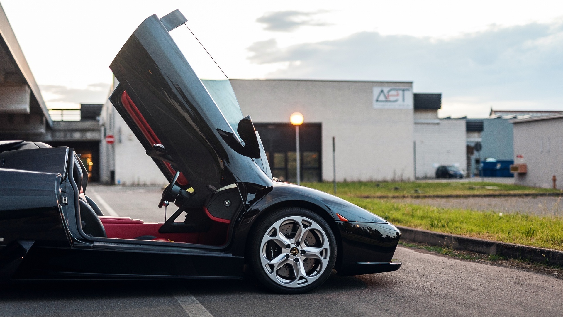 lamborghini murcielago roadster, lamborghini, italian cars, black cars