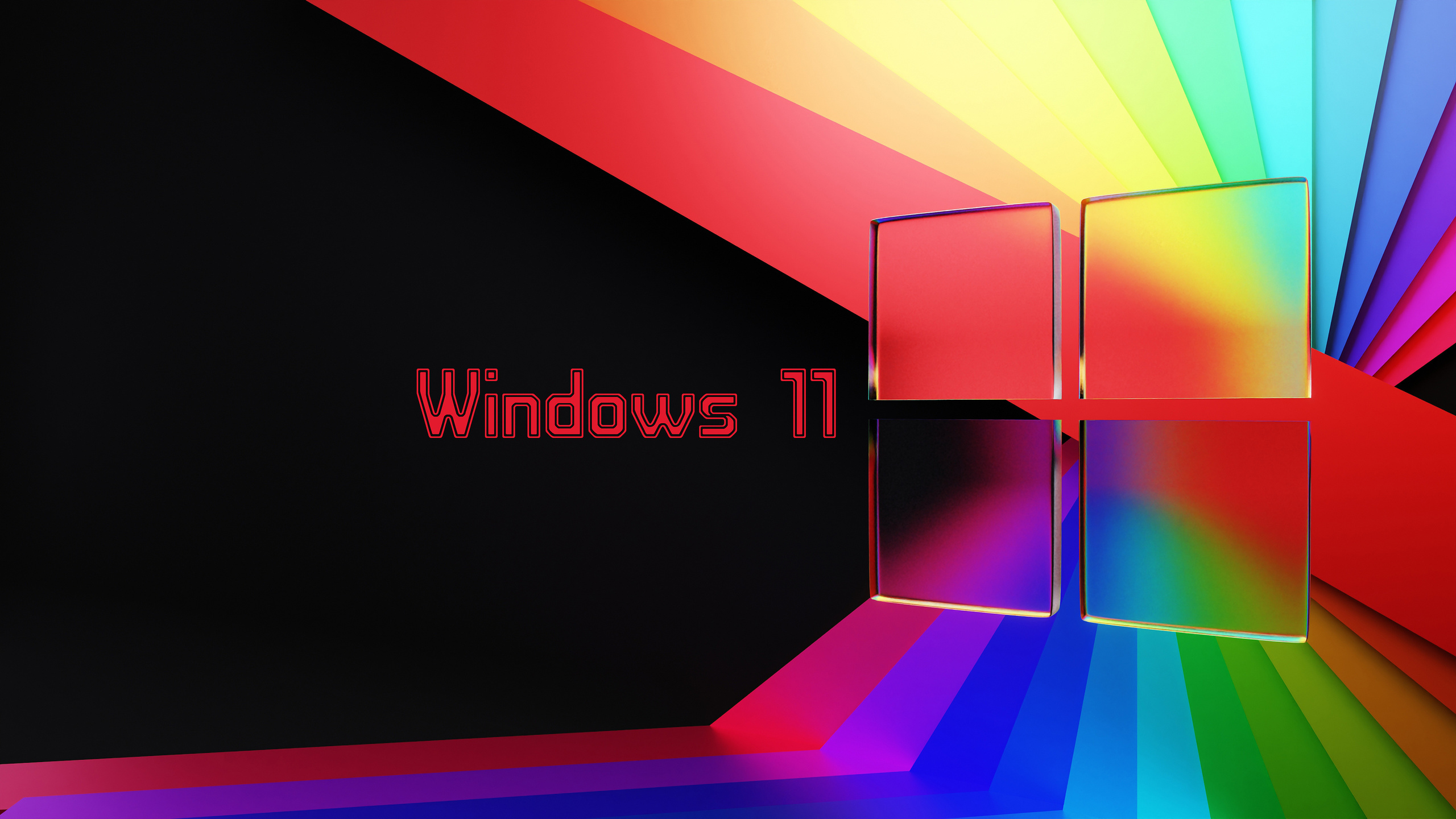 windows, logo, 3d