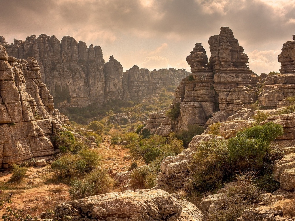 andaluzia, vale, montanhas, paisagem, natureza, verde, espetacular