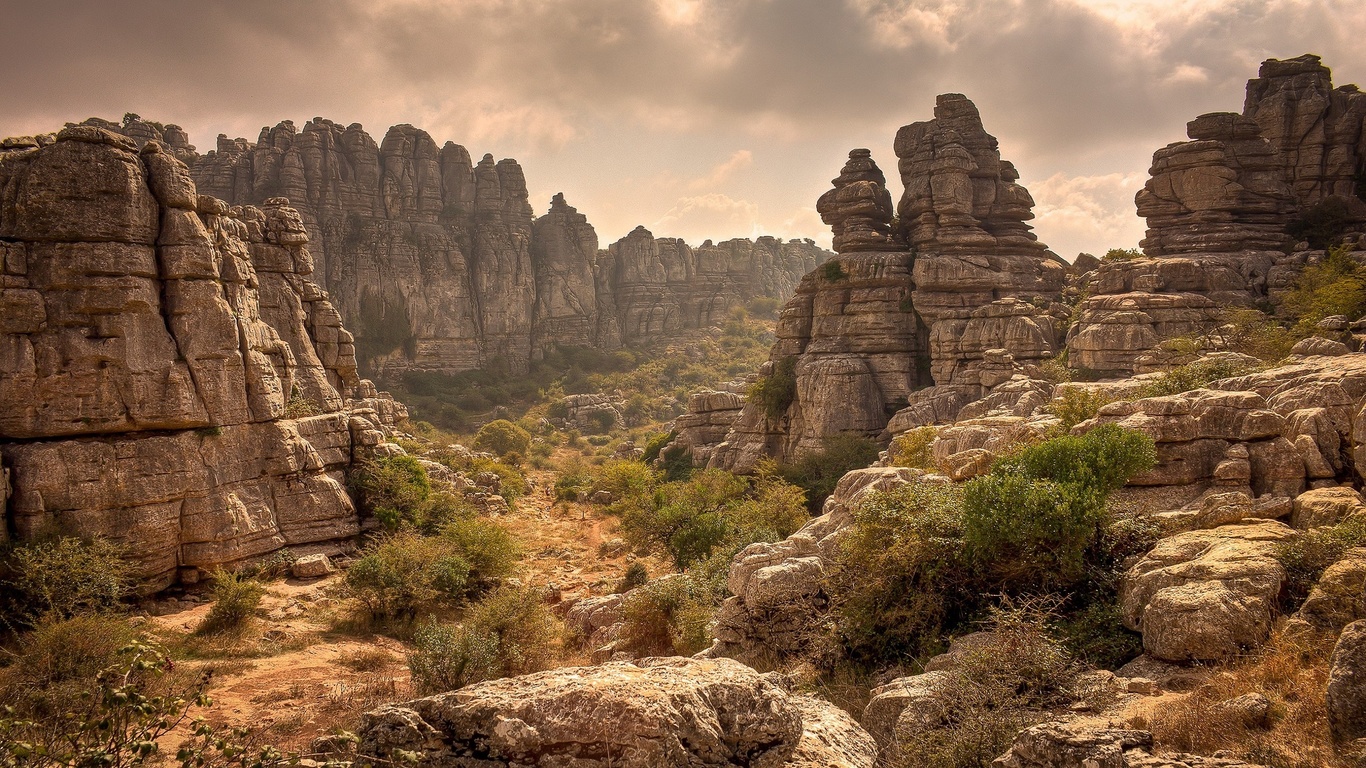 andaluzia, vale, montanhas, paisagem, natureza, verde, espetacular