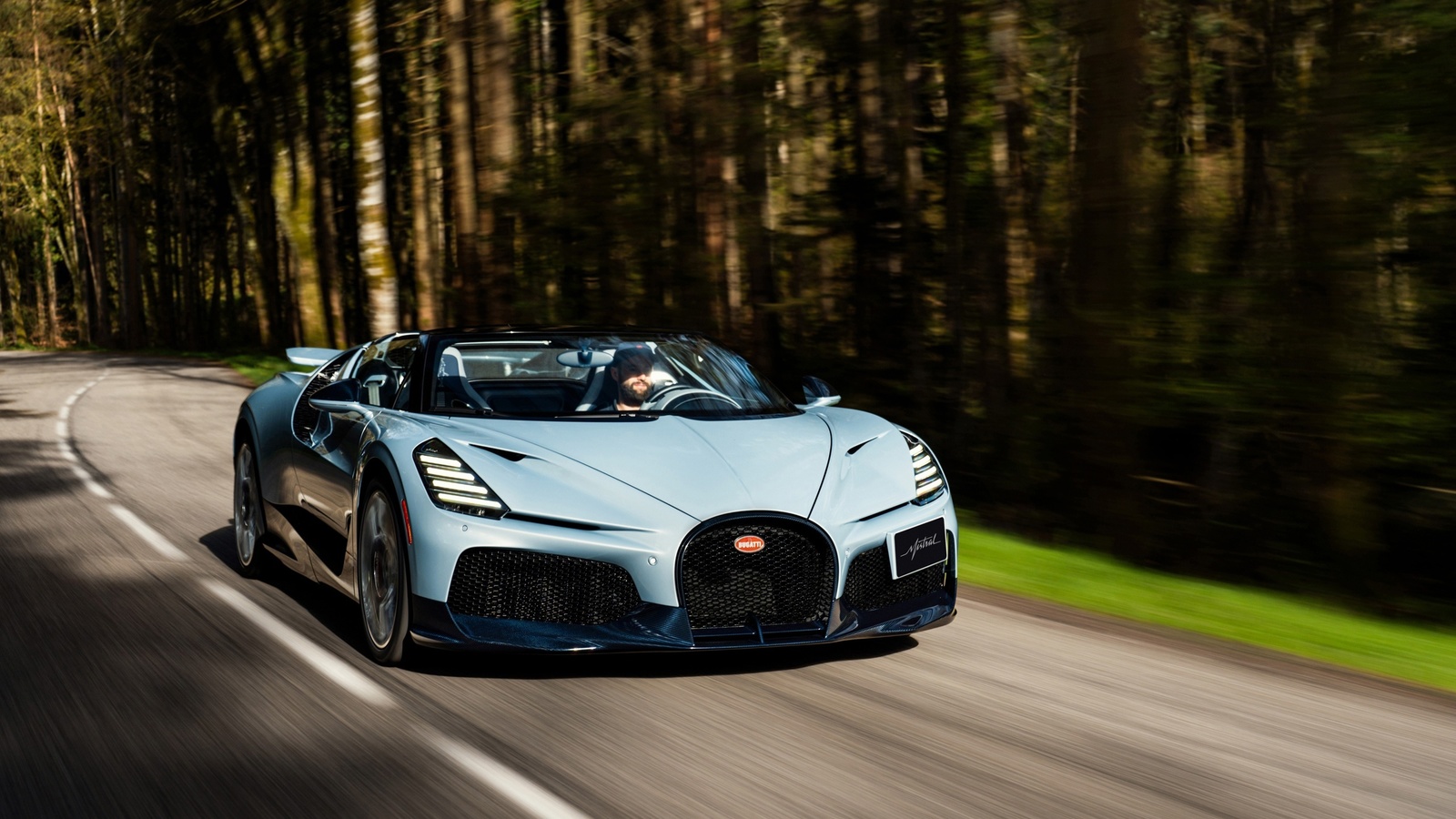 bugatti w16 mistral, bugatti, sports car, car, french cars, blue cars