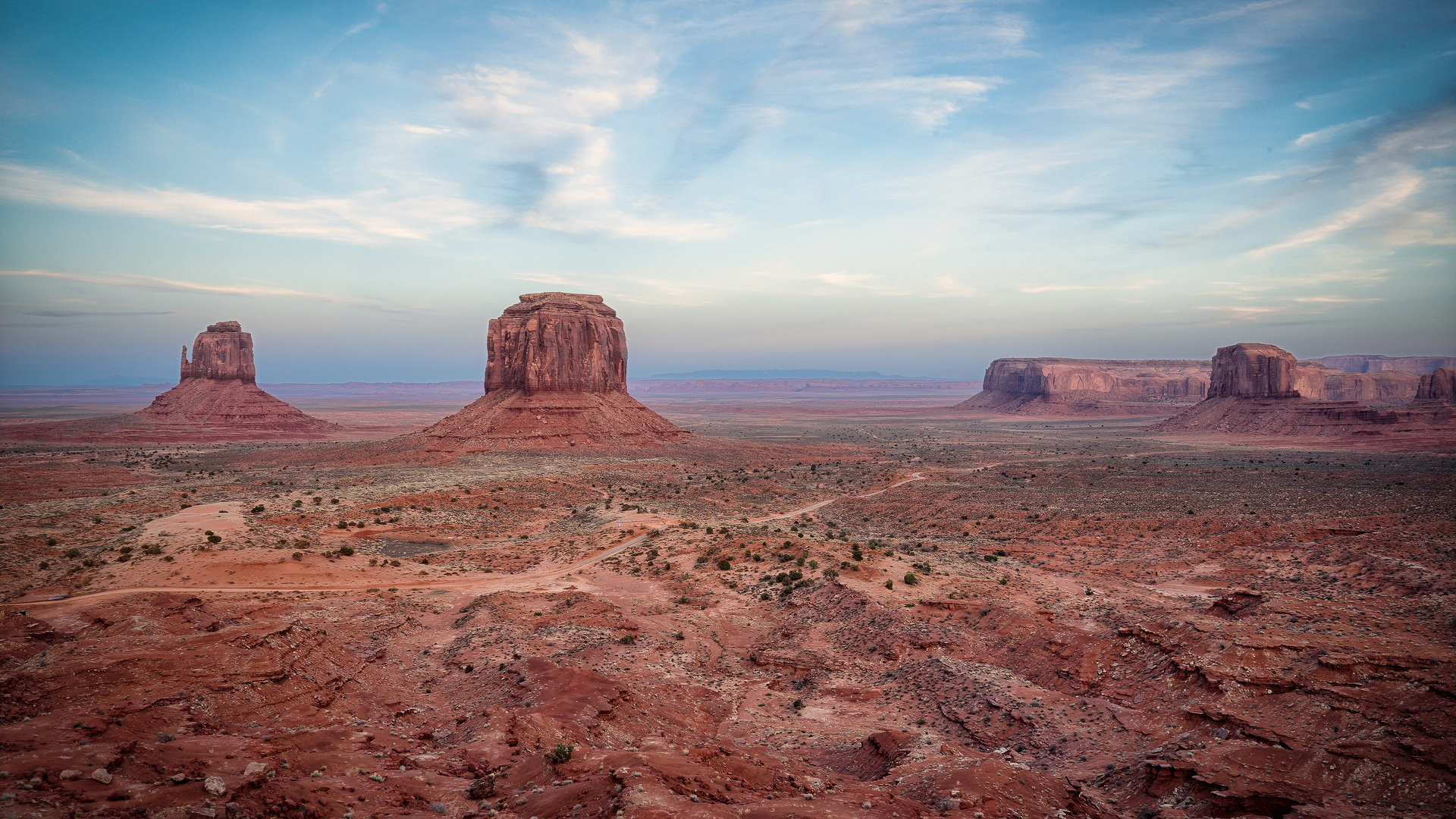 deserto, planicies, vale, deserto