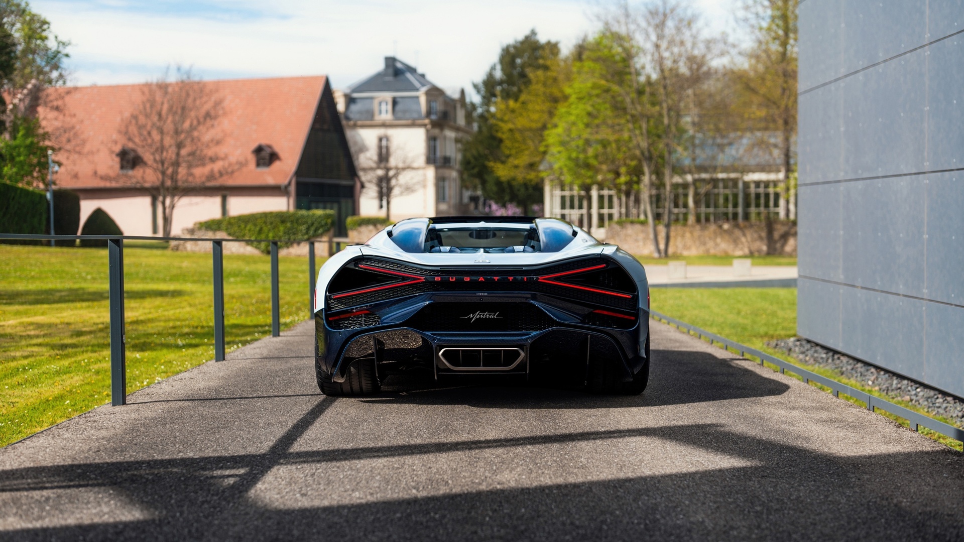 bugatti w16 mistral, bugatti, sports car, car, french cars, blue cars