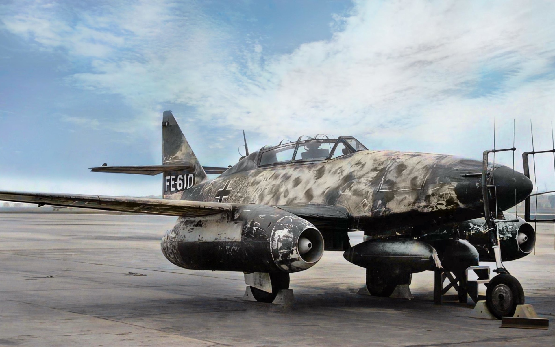 messerschmitt, me 262, 