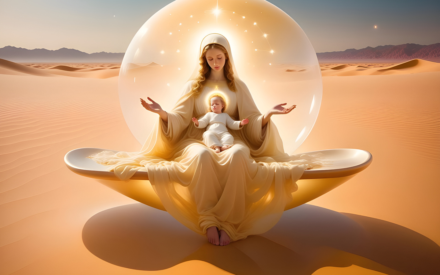 the virgin, and, child, , , 